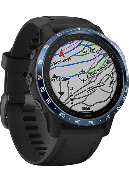 Garmin Fenix ​​6s / 6s Pro / 6s Safir Akıllı Izle Çelik Çelik Çelik Yüzük, Bir Sürüm (Mavi Yüzük Beyaz Mektup) (Yurt Dışından) fırsatları
