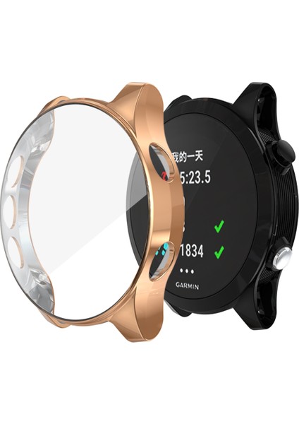 Garmin Forerunner Için 935 Tpu Geliştirilmiş Watd Kılıf (Gül Altın) (Yurt Dışından)