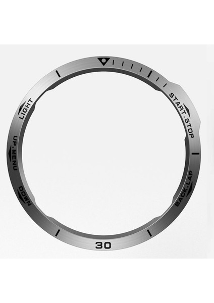 Garmin Fenix ​​6x / 6x Pro / 6x Safir Akıllı Izle Çelik Çelik Çerçeve Yüzük, B Sürümü (Gümüş Yüzük Siyah Mektubu) (Yurt Dışından) fiyatları