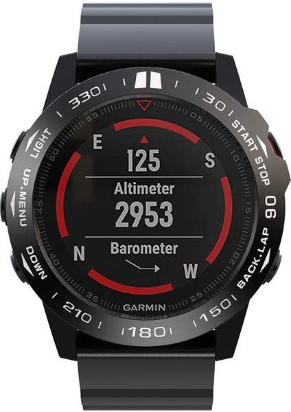 Garmin Fenix ​​5x / 5x Artı Akıllı Izle Çelik Çelik Çelik Yüzük, B Sürümü (Siyah Yüzük Beyaz Mektup) (Yurt Dışından) fiyatları