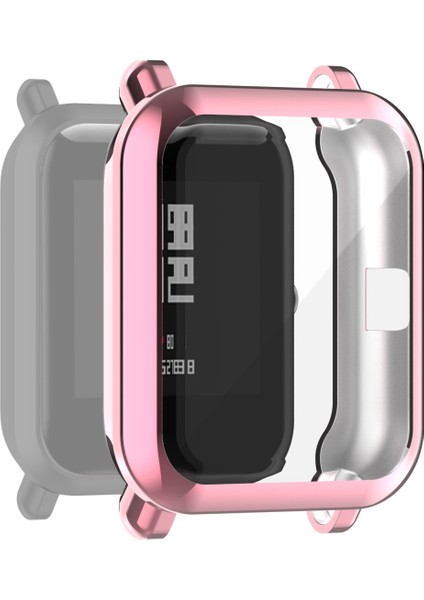 Amazfit Pop Tam Kapsama Tpu Koruyucu Kılıf Kapağı (Pembe) (Yurt Dışından)