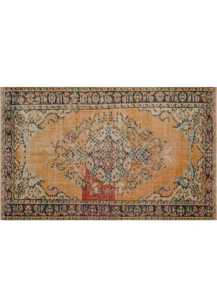 Sempati Halı El Dokuma Vintage Eskitma Halı 168 x 266 cm 8553