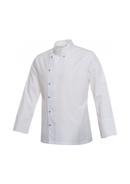 Beyaz Şef Aşçı Ceket Kol Cepli