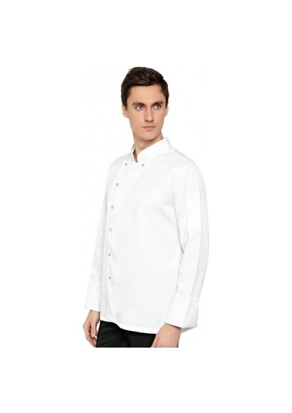 Beyaz Şef Aşçı Ceket Kol Cepli fırsatları