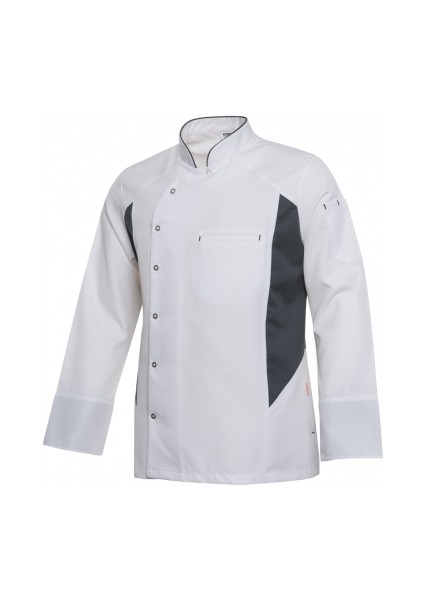 Aşçı Ceket Siyah Beyaz Kontrast Detaylı fiyatları