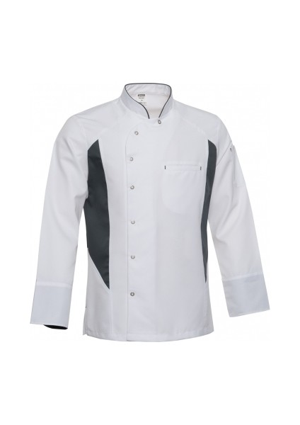 Aşçı Ceket Siyah Beyaz Kontrast Detaylı modelleri
