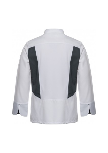 Aşçı Ceket Siyah Beyaz Kontrast Detaylı fırsatları