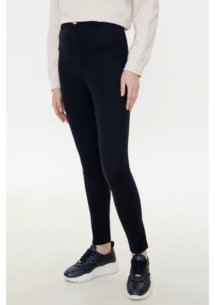 Kadın Lacivert Örme Pantolon 50240701-VR033 fiyatları