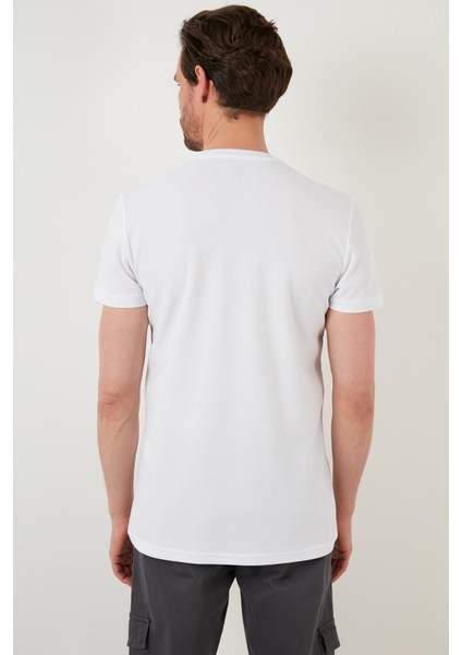 Baskılı Slim Fit Bisiklet Yaka Pamuklu T Shirt Erkek T Shirt 5902351 indirimleri