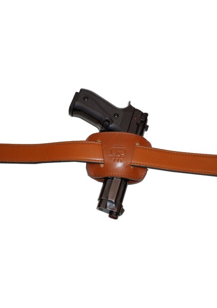 7,65 mm ve Beretta 84F Deri Tabanca Kılıfı K-036-T modelleri