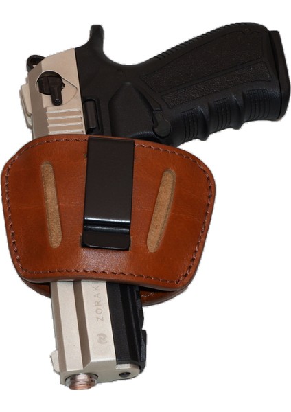 7,65 mm ve Beretta 84F Deri Tabanca Kılıfı K-M-036-T