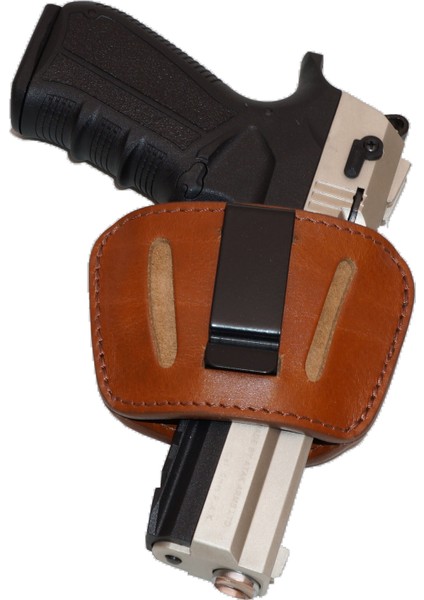 7,65 mm ve Beretta 84F Deri Tabanca Kılıfı K-M-036-T