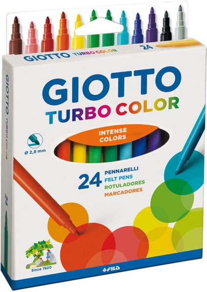 Turbo Color Keçeli Kalem 24'lü