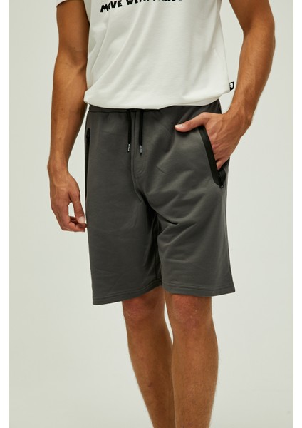 Erkek Asfalt Şort Mıles Sweatshort fırsatları