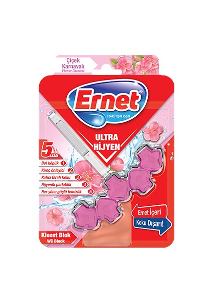 Ultra Hijyen Klozet Blok Çiçek Karnavalı 50 gr