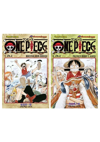 One Piece 1. ve 2. Ciltler Manga Seti - Eiichiro Oda