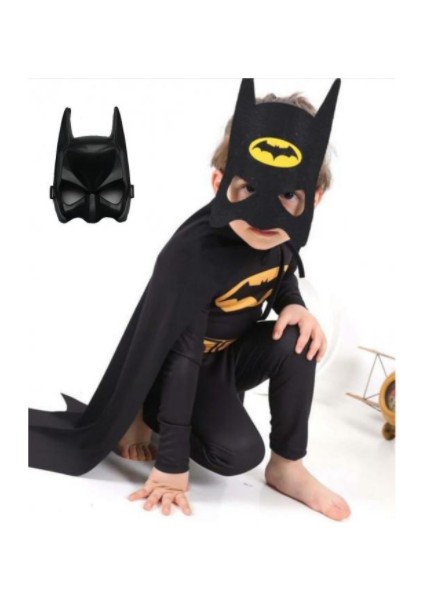 Çocuk Kostümü Maskeli - Pelerinli ve 2 Adet Maskeli fiyatları