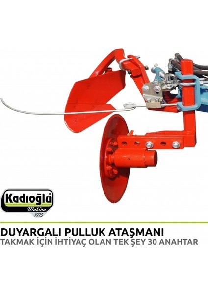 Eko Duyarga Taşıyıcı + Çapa Bıçağı + 4lü Diskaro + Kapama + Pulluk KDM111 ATALAR274
