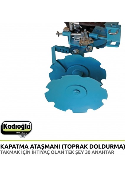 Eko Duyarga Taşıyıcı + Çapa Bıçağı + 4lü Diskaro + Kapama + Pulluk KDM111 ATALAR274
