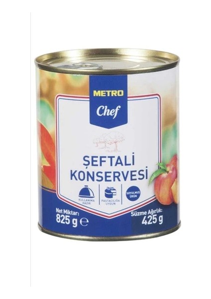 Şeftali Konservesi 4 kg