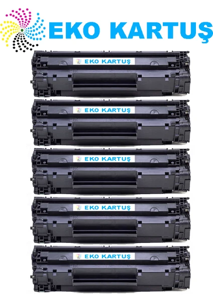 Eko Kartuş Hp 85A (CE285A) 5’li   Paket Muadil Toner   Hp P1102 M1132 M1212 P1120 M1217