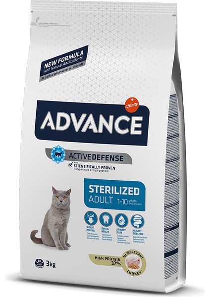 Cat Sterilized Turkey 3 kg