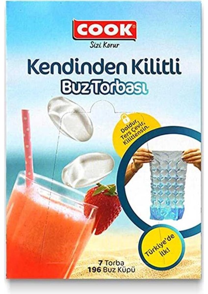 28 Bölmeli Kilitli Buz Torbası - 7 Adet