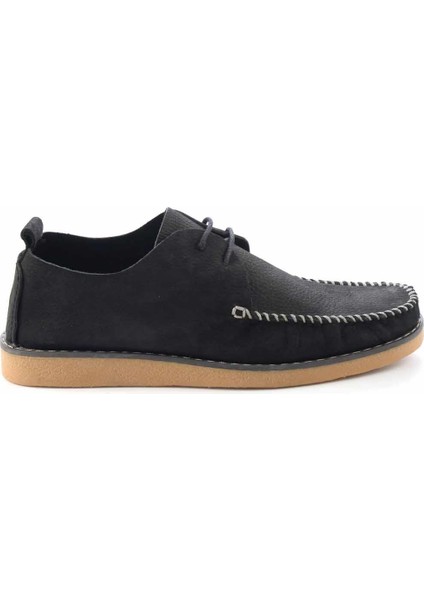 Siyah Nubuk Leather Erkek Casual Ayakkabı E018100777 fiyatları