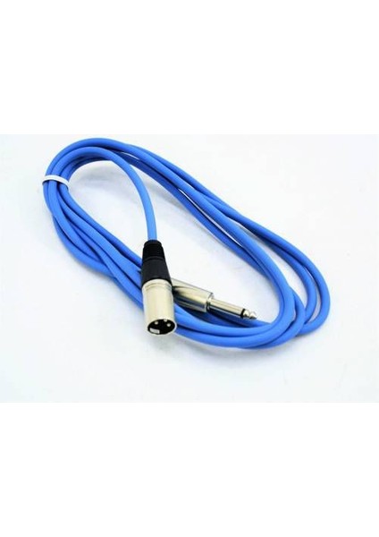 Imece MAC5PXM Bl Audio Mono Erkek Kablo 5 Metre Mavi