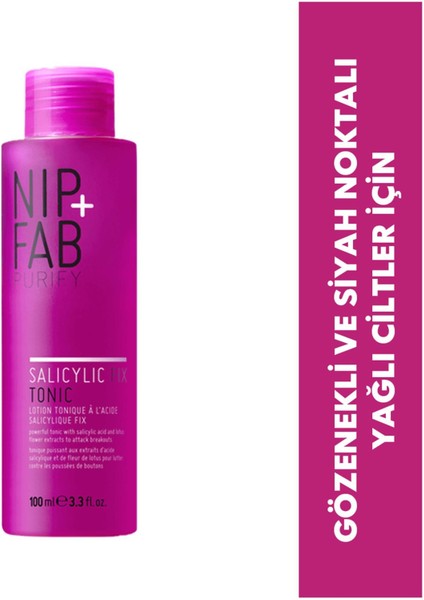 Nip+Fab Teen Skin Tonik Salisilik Asit 100 Ml