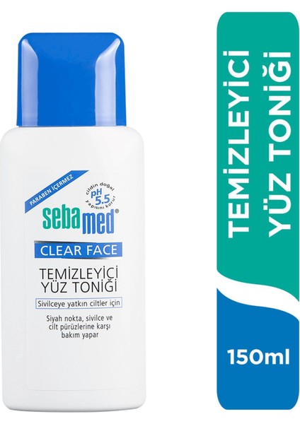 Clear Face Temizleyici Yüz Toniği 150 Ml