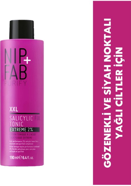 Nip+Fab Salisilik Fix Tonik Xxl 190 Ml