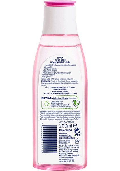 Aqua Rose Nemlendirici Tonik 200 Ml modelleri