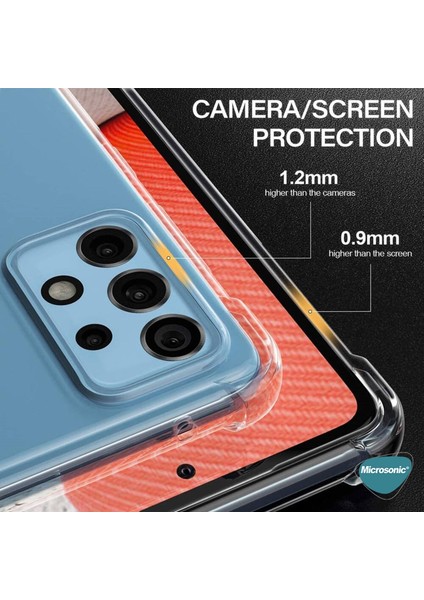 Shock Absorbing Kılıf Samsung Galaxy A13 4g Şeffaf modelleri