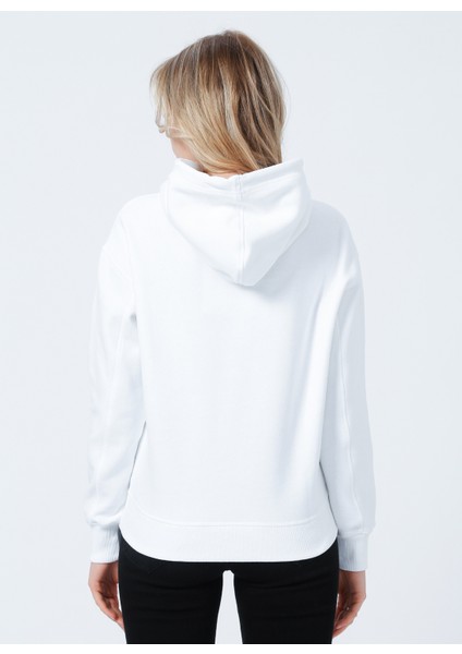 Kadın Pamuk Karışımı Kapüşonlu Sweatshirt indirimleri