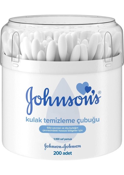 Johnson's Johnsons Johnson's Bebek Kulak Çubuğu 200 Adet