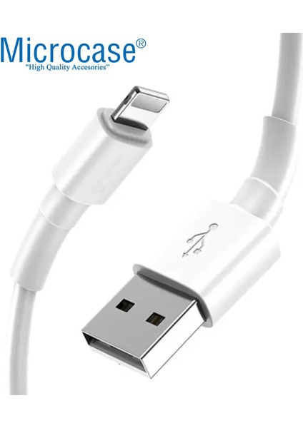 iPhone Uyumlu Lightning 5A Hızlı Şarj Data Kablosu - 25 cm Beyaz AL2714