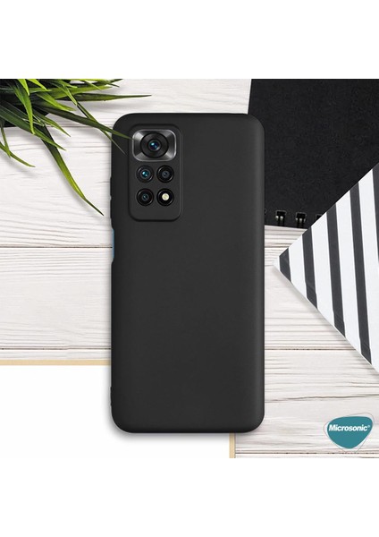 Matte Silicone Xiaomi Redmi Note 11 Kılıf Gold