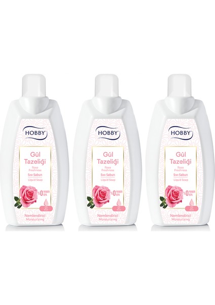 Gül Tazeliği Sıvı Sabun 1500 ml x 3 Adet