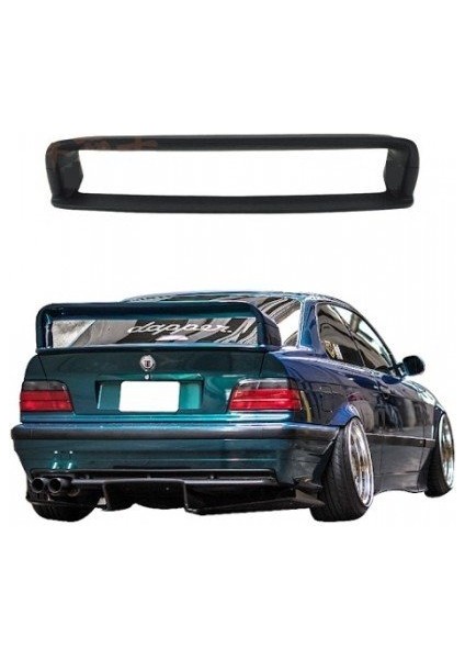 Bmw E36 Bagaj Üstü Spoiler Yüksek Boyasız Plastik