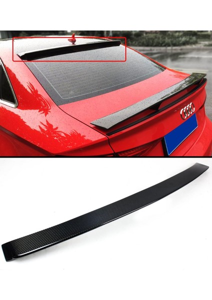 Audi A3 Sedan Cam Üstü Spoiler Pianoblack 2013+