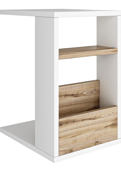 Behram Yan Sehpa Beyaz - Çırağan fiyatları