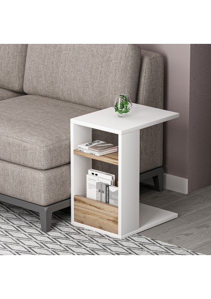 Behram Yan Sehpa Beyaz - Çırağan modelleri