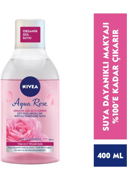 Aqua Rose Çift Fazlı Makyaj Temizleme Suyu 400 Ml