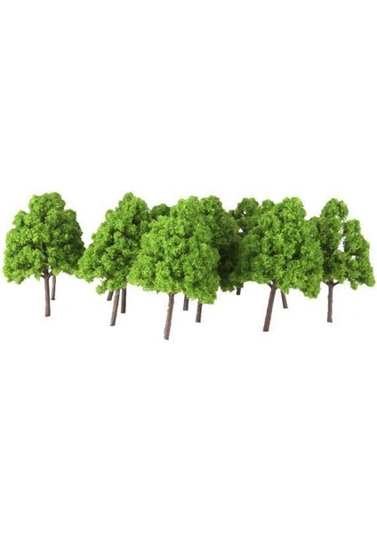 3x 25 Adet Plastik Model Ağaçları Demiryolları Park Sokak Peyzaj Manzarası 1/150 N (Yurt Dışından)