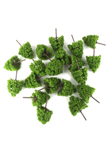 3x 25 Adet Plastik Model Ağaçları Demiryolları Park Sokak Peyzaj Manzarası 1/150 N (Yurt Dışından) fırsatları