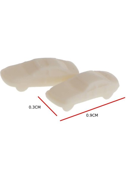 2x 100 Adet Boyasız Plastik Model Yapı Arabaları (Yurt Dışından)