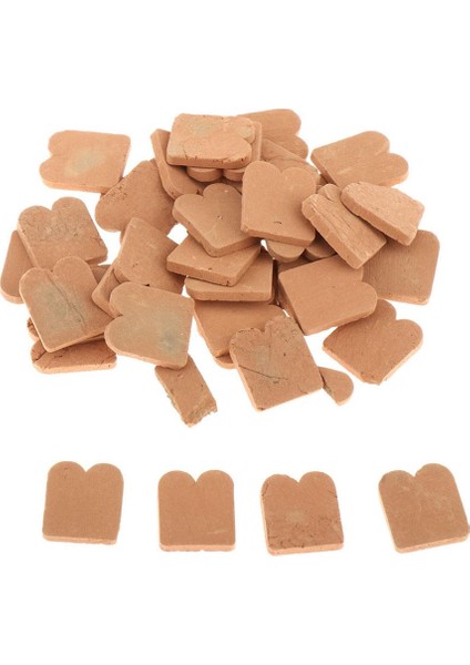 3x 1/16 Simülasyon Kırmızı Tuğla Çini Modeli Kum Tablosu Yapı Malzemesi Accs (Yurt Dışından)