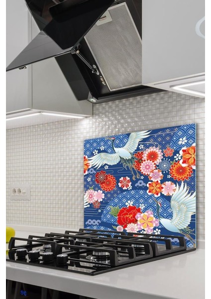 50X60 cm Model 15 Desenli Cam Ocak Arkası Koruyucu fiyatları