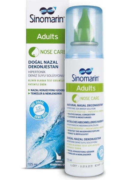 Adults Hipertonik Deniz Suyu 125ML